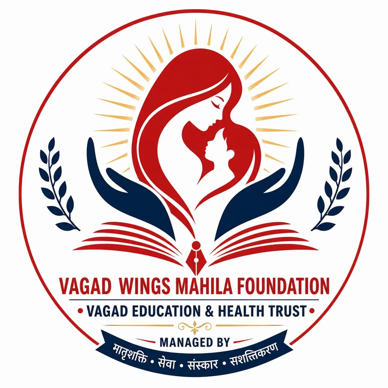 Vagad Wings Mahila Foundation Logo